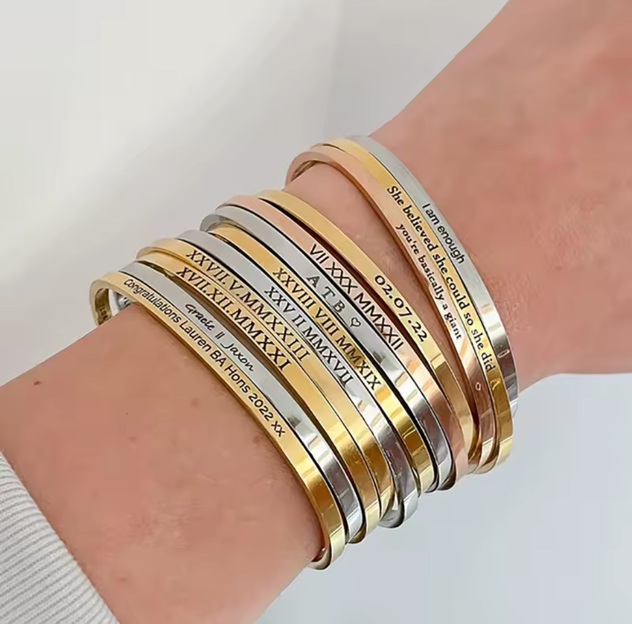 BRAZALETE PERSONALIZADO